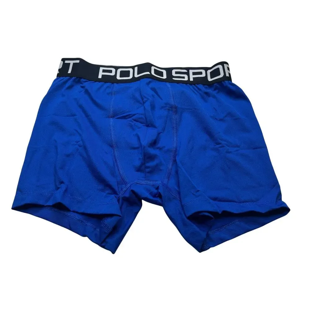 9-79 POLO SPORT Ralph Lauren NWT $34 Mesh Boxer Brief Underwear 2-PACK Small